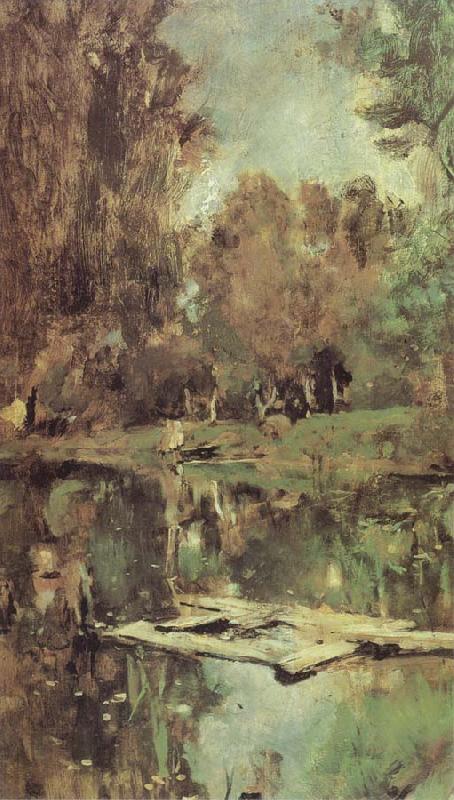 Valentin Serov Little Pond Abramtsevo oil painting image